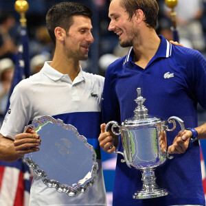 Novak Djokovic vs Daniil Medvedev - Finale de l'US Open à New York, le 12 septembre 2021.