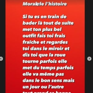 Slimane évoque sa vie amoureuse sur Instagram, le 14 février 2022.