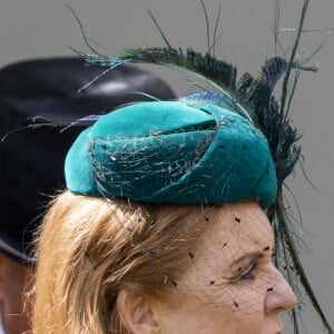 Le prince Andrew, duc d'York, Sarah Ferguson lors des courses de chevaux à Ascot le 21 juin 2019. 