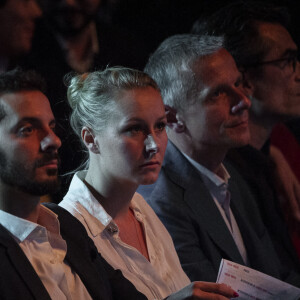 Marion Maréchal et Vincenzo Sofo lors de la Convention de la Droite à Paris le 28 septembre 2019