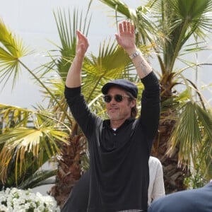 Brad Pitt arrive au déjeuner de l'Agora lors du 72ème Festival International du Film de Cannes, France, le 22 mai 2019. © Denis Guignebourg/Bestimage 