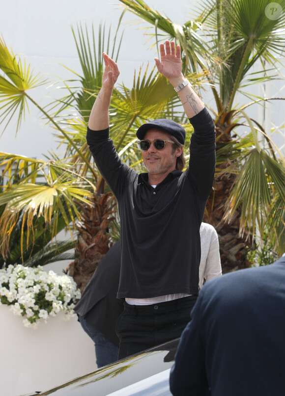 Brad Pitt arrive au déjeuner de l'Agora lors du 72ème Festival International du Film de Cannes, France, le 22 mai 2019. © Denis Guignebourg/Bestimage 