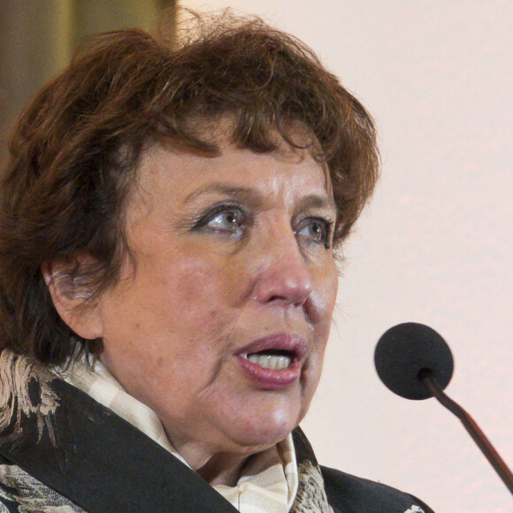 Roselyne Bachelot-Narquin lors du lancement de la programmation de la capitale française de la culture à Villeurbanne. Le 7 janvier 2022. © Sandrine Thesillat / Panoramic / Bestimage