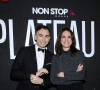 Exclusif - Jordan de Luxe et Myriam Palomba - Enregistrement de l'émission "L'Instant de Luxe" à Paris. Le 3 février 2022 © Cédric Perrin / Bestimage