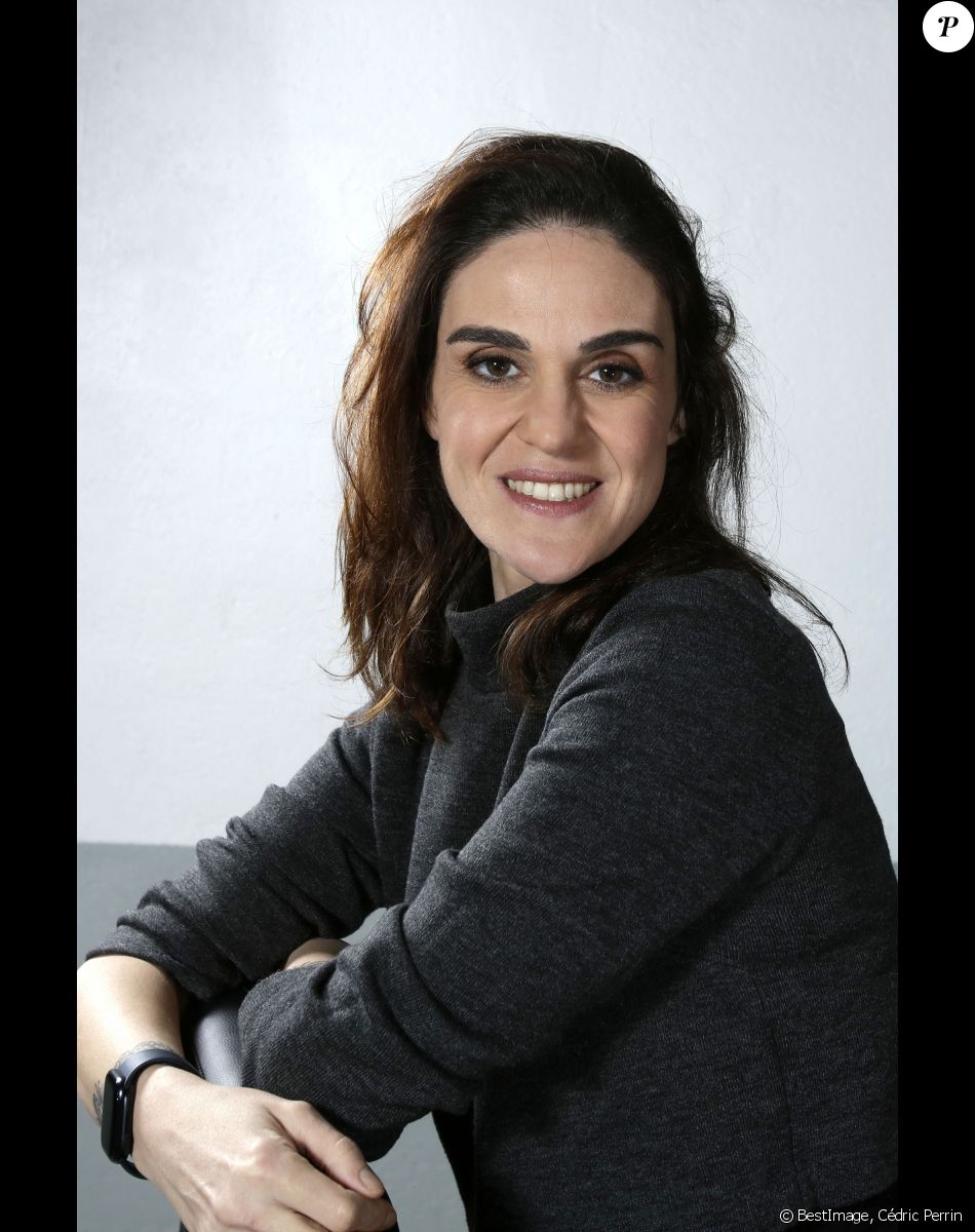 Portrait de Myriam Palomba lors de l'enregistrement de l'émission "L'instant de Luxe" à Paris. Le 3 février 2022 © Cédric Perrin / Bestimage