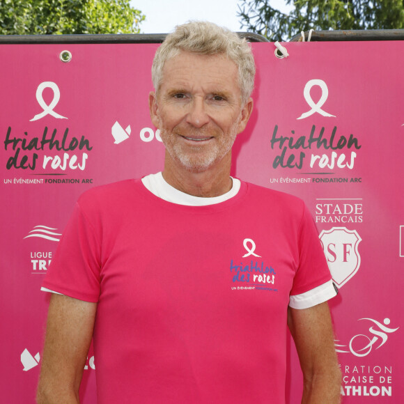 Denis Brogniart - 8ème édition du "Triathlon des roses" au Stade Français dans le domaine de Saint Cloud le 18 septembre 2021.© Marc Ausset-Lacroix/Bestimage