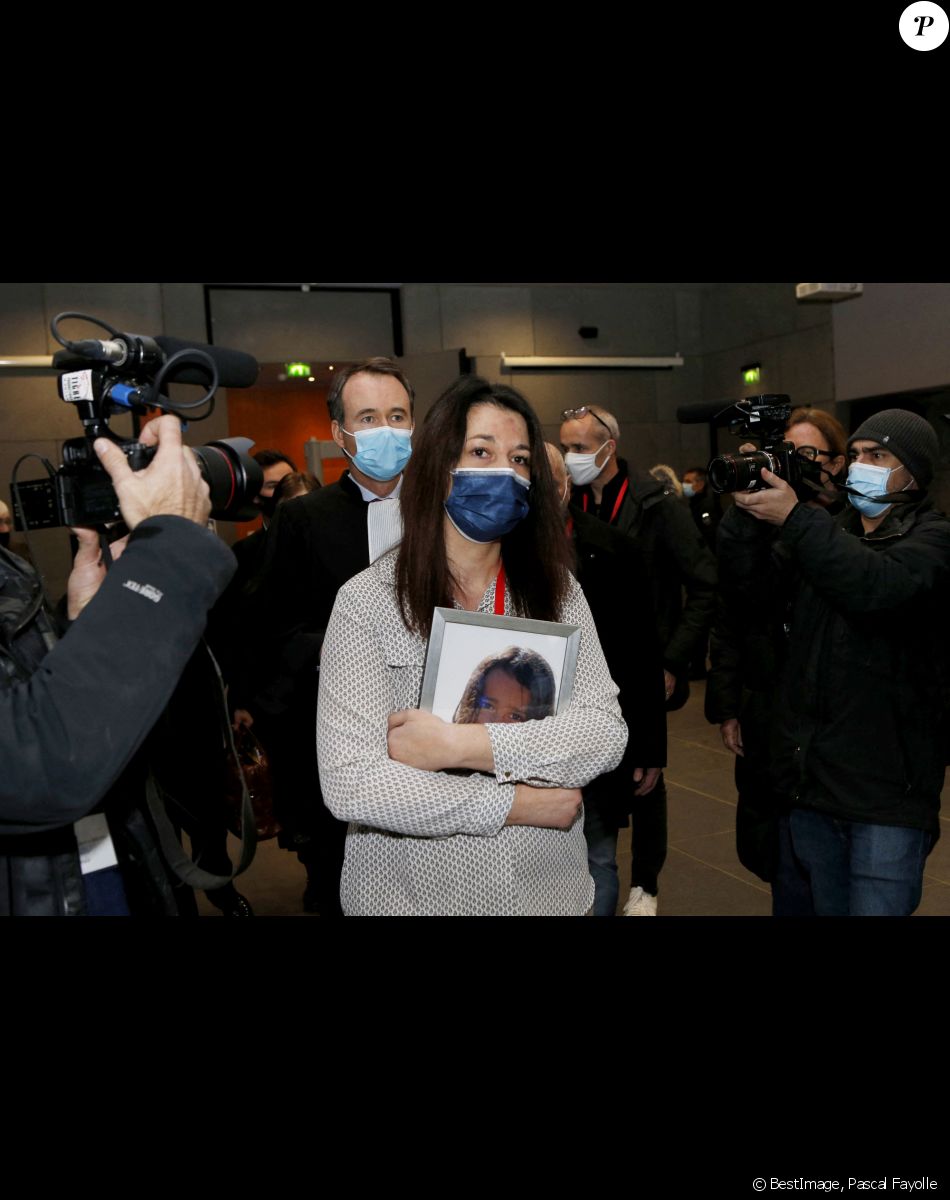 Jennifer Cleyret-Marrel, mère de Maëlys, lors du procès en assises de Nordhal Lelandais, à Grenoble, Isère, France, le 31 janvier 2022. © Pascal Fayolle/Bestimage