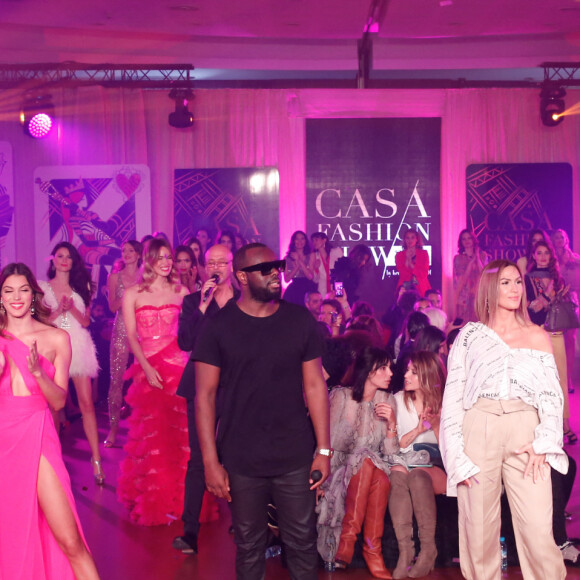 Exclusif - Gims et Vitaa lors de la 14ème édition du Casa Fashion Show au Sofitel Casablanca Tour Blanche à Casablanca, Maroc, le 20 avril 2019.