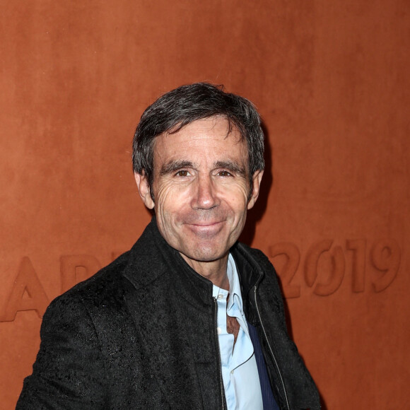 David Pujadas au village lors des internationaux de tennis de Roland Garros 2019 à Paris, France, le 5 juin 2019.