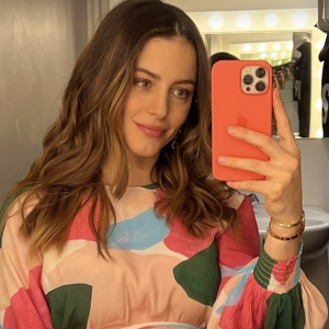 Marie Treille Stefani enceinte sur le tournage de "Bel et bien" pour France 2 - Instagram