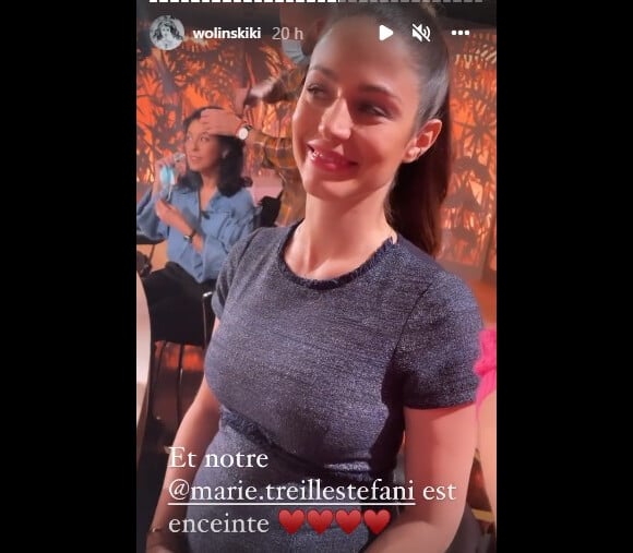 Marie Treille Stefani est enceinte de son premier enfant avec Camille Combal. © Instagram / Elsa Wolinski