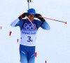Quentin Fillon Maillet - Biathlon 4x7,5 kms relais aux Jeux Olympiques de Pekin 2022, à Zhangjiakou, le 15 février 2022.