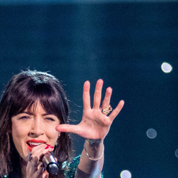 Exclusif - Prix Spécial - Nolwenn Leroy - Enregistrement de l'émission "Symphonie pour la vie, Spéciale Pièces Jaunes" aux Folies Grüss à Paris, diffusée le 4 février sur France 3. Le 12 janvier 2022 © Cyril Moreau / Bestimage