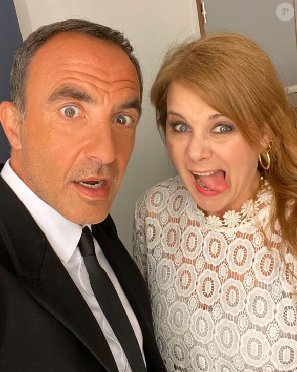 Ariane Seguillon et Nikos Aliagas sur Instagram. Le 27 avril 2021.