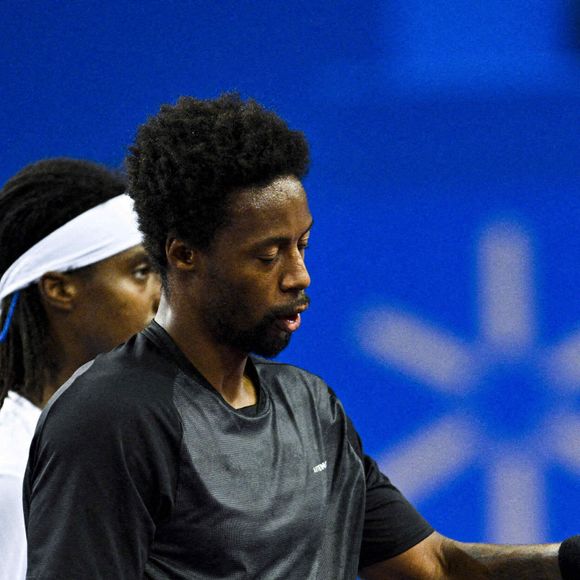 Gael Monfils (Fra) lors de l' Open de tennis Sud de France 2022 à Montpellier le 3 février 2022. © JB Autissier / Panoramic / Bestimage
