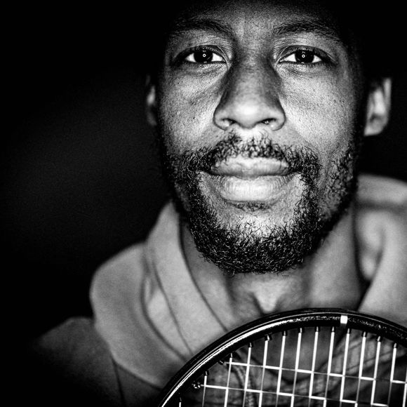 Gaël Monfils lors de l'Open Sud de France 2022 à Montpellier, France, le 1er février 2022. © Jean-Baptiste Autissier/Panoramic/Bestimage