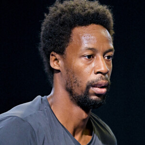 Entraînement de Gaël Monfils lors de l'Open Sud de France 2022 à Montpellier, France, le 1er février 2022. © Jean-Baptiste Autissier/Panoramic/Bestimage
