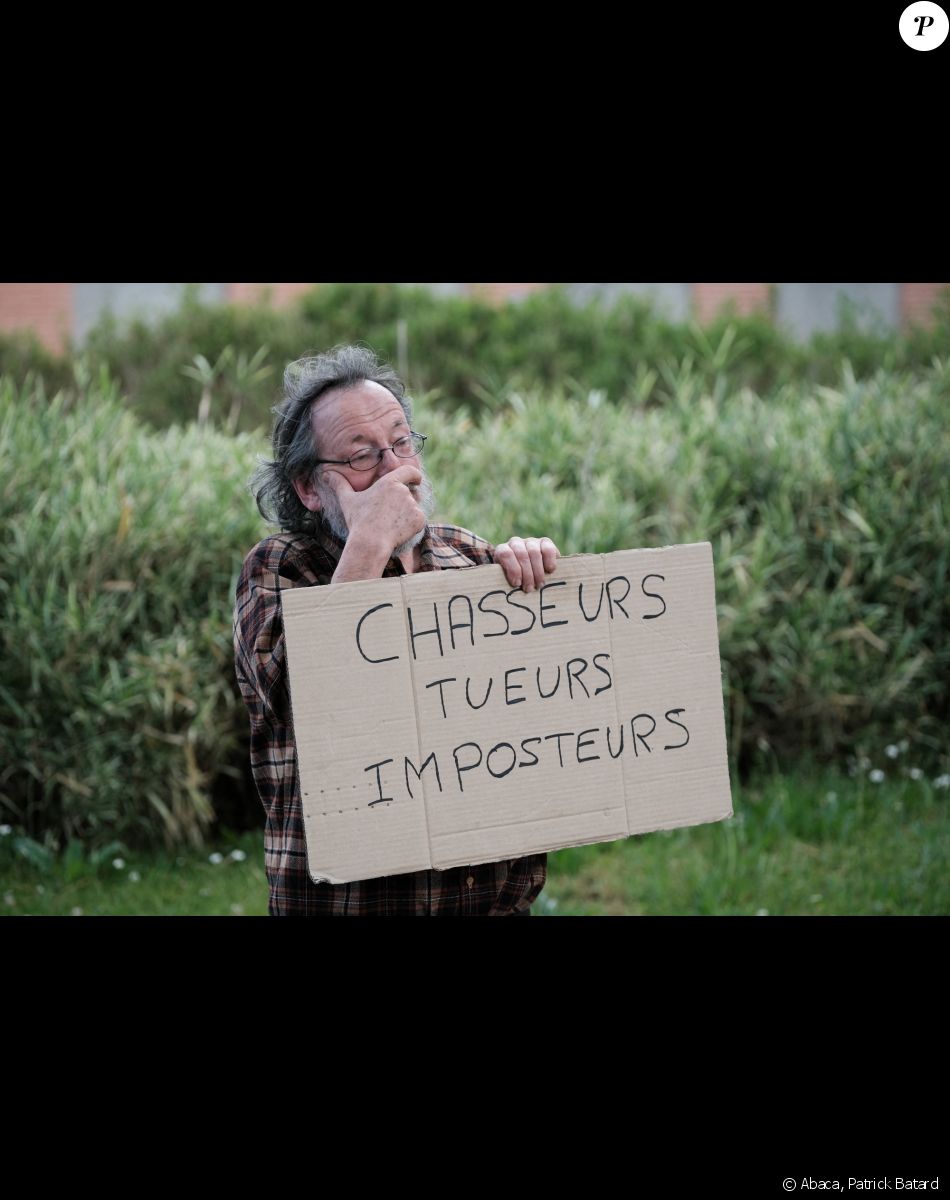 Protestation contre la chasse Photo de Patrick Batard/ABACAPRESS.COM