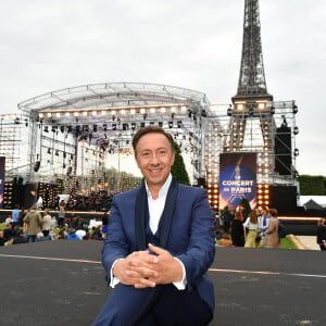 Exclusif - Stéphane Bern en backstage lors de l'évènement "Le Concert de Paris" depuis le Champ-de-Mars à l'occasion de la Fête Nationale du 14 Juillet 2021. © Perusseau-Veeren/Bestimage