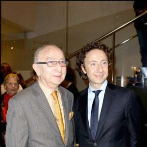 STEPHANE BERN ET SON PERE - SOIREE "GALA DE LA TRUFFE" A LA MAISON LANCEL POUR LA SORTIE DU LIVRE "UNE VIE DE CHIEN" DE STEPHANE BERN ET LA PRESENTATION DE LA COLLECTION DE LA TRUFFE DE LA MAISON LANCEL