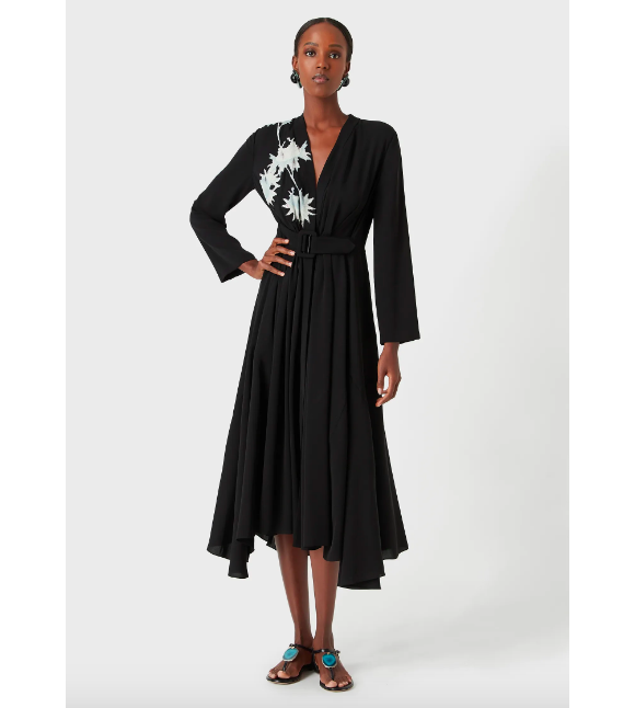 La robe en soie Armani portée par Meghan Markle pour son interview avec Oprah Winfrey, en mars 2021.