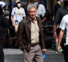 Harrison Ford - Tournage du dernier opus "Indiana Jones 5" dans les rues de Cefalu en Sicile. 