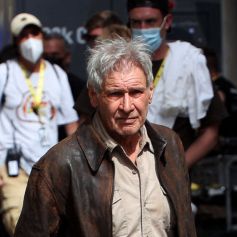 Harrison Ford - Tournage du dernier opus "Indiana Jones 5" dans les rues de Cefalu en Sicile. 