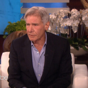 Dans l'émission "The Ellen Show", Harrison Ford révèle que son régime alimentaire est à base de poisson et les légumes. Le 19 février 2020. 