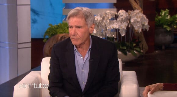 Dans l'émission "The Ellen Show", Harrison Ford révèle que son régime alimentaire est à base de poisson et les légumes. Le 19 février 2020. 