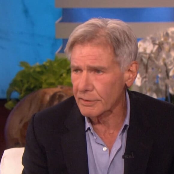 Dans l'émission "The Ellen Show", Harrison Ford révèle que son régime alimentaire est à base de poisson et les légumes. Le 19 février 2020. 