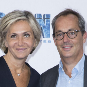 Valérie Pécresse et son mari Jérôme - Avant-première du film "Valérian et la Cité des mille planètes" de L. Besson à la Cité du Cinéma à Saint-Denis, le 25 juillet 2017.