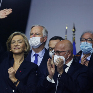 Meeting de Valérie Pécresse, candidate LR à l'élection présidentielle 2022, au Zenith de Paris le 13 février 2022.