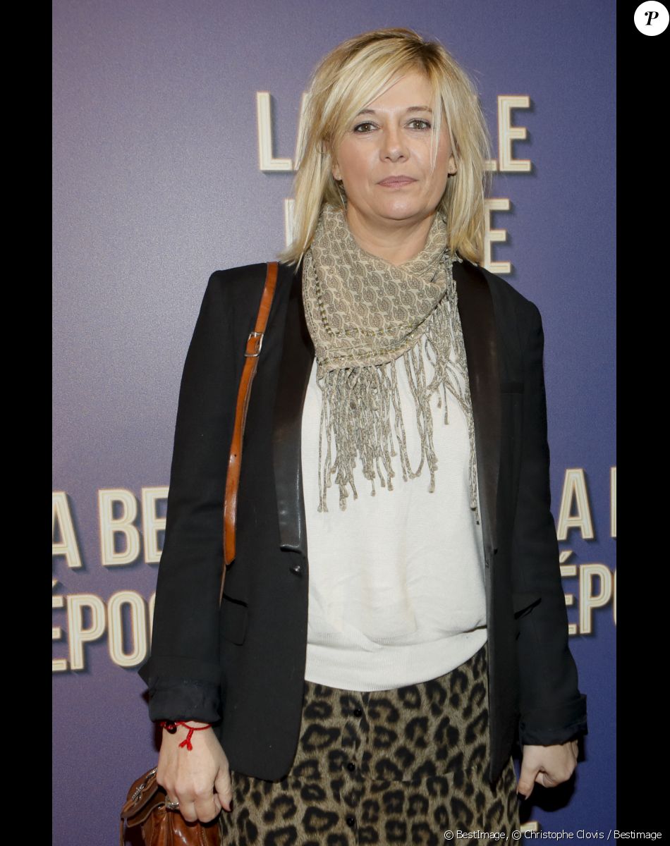 Flavie Flament - Avant-première du film "La belle époque" au Gaumont Capucines à Paris, le 17 octobre 2019. © Christophe Clovis / Bestimage