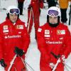 Felipe Massa, Fernando Alonso et Giancarlo Fisichella, réunis le mardi 12 janvier en Italie à l'occasion du Wrooom Festival, organisé par Ferrari en marge de la saison de F1 lancée en février.