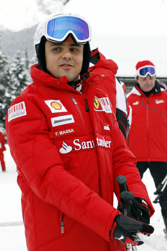 Felipe Massa, le mardi 12 janvier en Italie à l'occasion du Wrooom Festival, organisé par Ferrari en marge de la saison de F1 lancée en février.