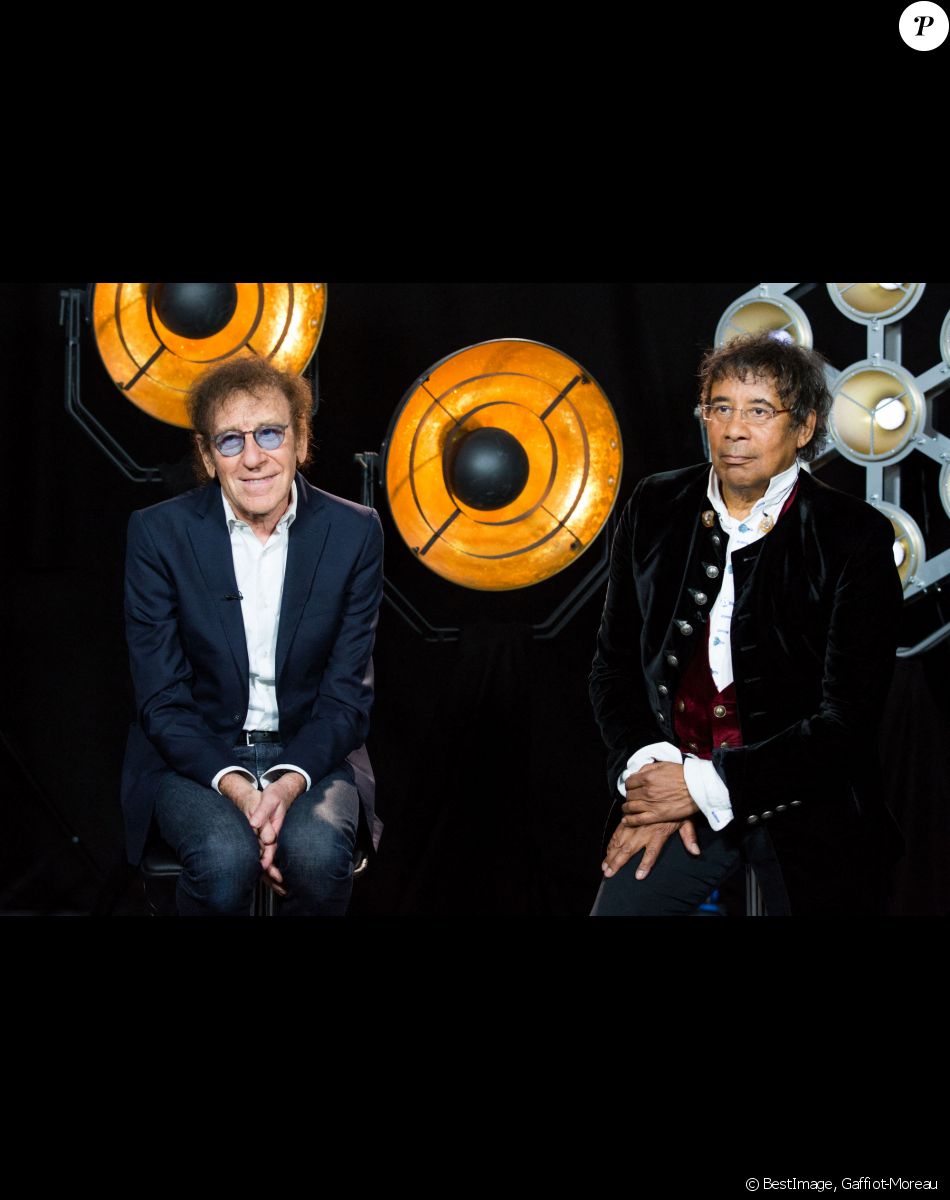 Alain Souchon, Laurent Voulzy - Backstage de l'enregistrement de l'émission "La Chanson secrète 7 " à la Scène musicale à Paris, qui sera diffusée le 15 janvier 2021 sur TF1. © Gaffiot-Moreau / Bestimage
