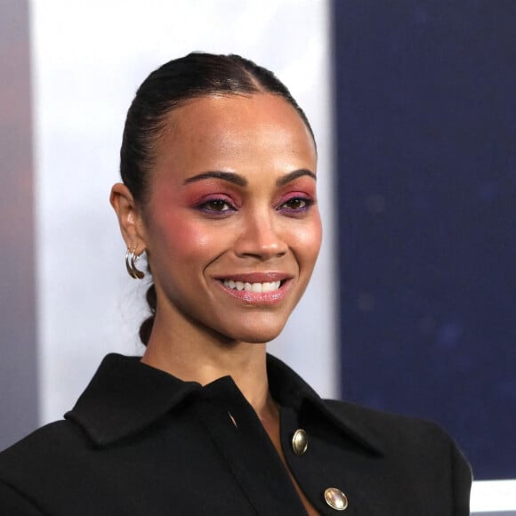 Zoe Saldana - Avant-première du film "The Adam Project" à New York, le 28 février 2022.