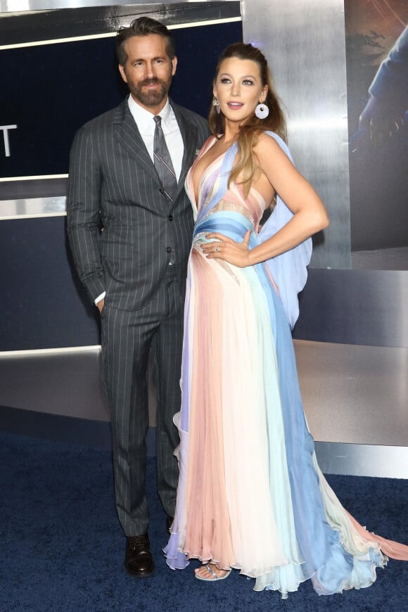 Ryan Reynolds et Blake Lively - Avant-première du film "The Adam Project" à New York, le 28 février 2022.