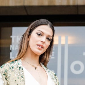 Iris Mittenaere arrive au défilé Stéphane Rolland Haute-Couture 2022 au au palais de Chaillot dans le cadre de la Fashion Week de Paris, France, le 25 janvier 2022. © Veeren-Clovis/Bestimage