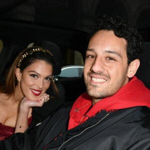 Iris Mittenaere et son compagnon Diego El Glaoui - Front row du défilé Haute Couture 2022 Zuhair Murad à Paris le 26 janvier 2022 © Veeren / Christophe Clovis / Bestimage