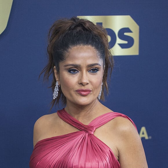 Salma Hayek - 28e édition des Screen Actors Guild Awards, ("SAG Awards"), au Barker Hangar à Santa Monica, Los Angeles, le 27 février 2022.