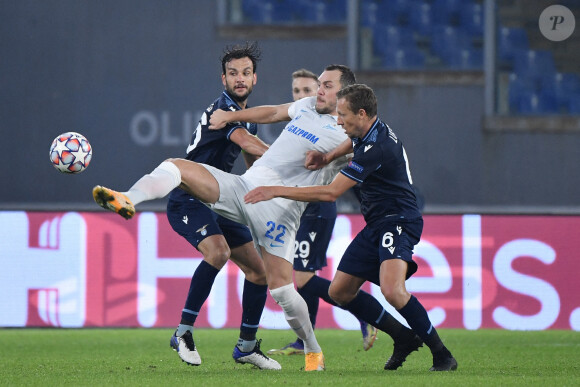 Artem Dzyuba - Match de football en ligue des Champions (Champions League) Lazio contre Zenit (3-1) de saint Petersbourg à Rome le 24 novembre 2020. © Inside / Panoramic / Bestimage