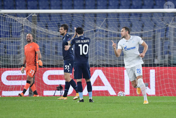 Artem Dzyuba - Match de football en ligue des Champions (Champions League) Lazio contre Zenit (3-1) de saint Petersbourg à Rome le 24 novembre 2020. © Inside / Panoramic / Bestimage