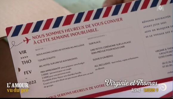 Virginie et Thomas de "L'amour est dans le pré" vont se marier - annonce dans "L'amour vu du pré", le 13 septembre 2021, sur M6