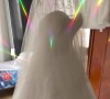 Des images de la robe de mariée de Virginie de "L'amour est dans le pré"