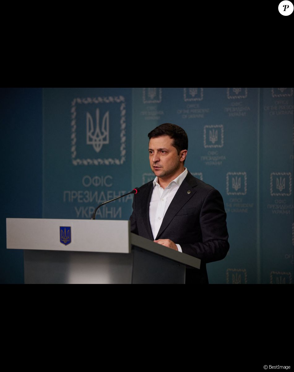 Le président ukrainien Volodymyr Zelensky