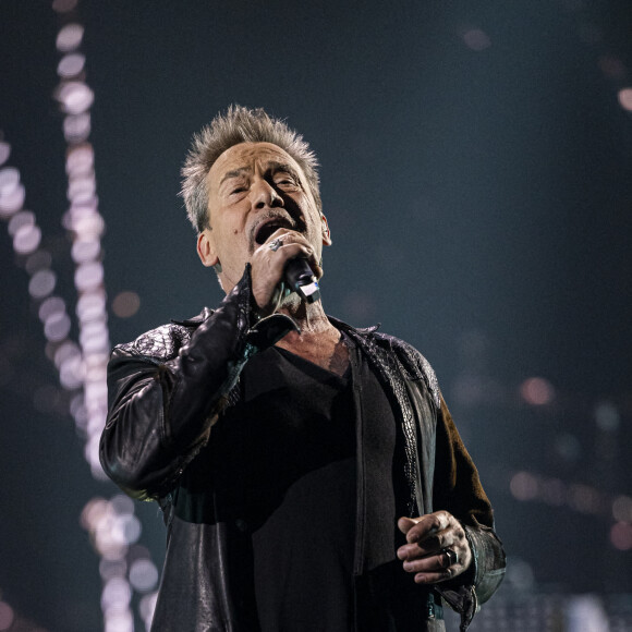 Exclusif - Florent Pagny - Concert hommage à Johnny Hallyday "Que je t'aime" à l'AccorHotels Arena Paris Bercy à Paris. Le 14 septembre 2021. © Borde-Jacovides-Moreau / Bestimage 