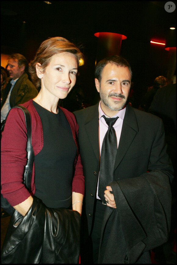 José Garcia et Isabelle Doval - Première du film "Le Couperet" au cinéma Gaumont Champs-Elysées. Paris.