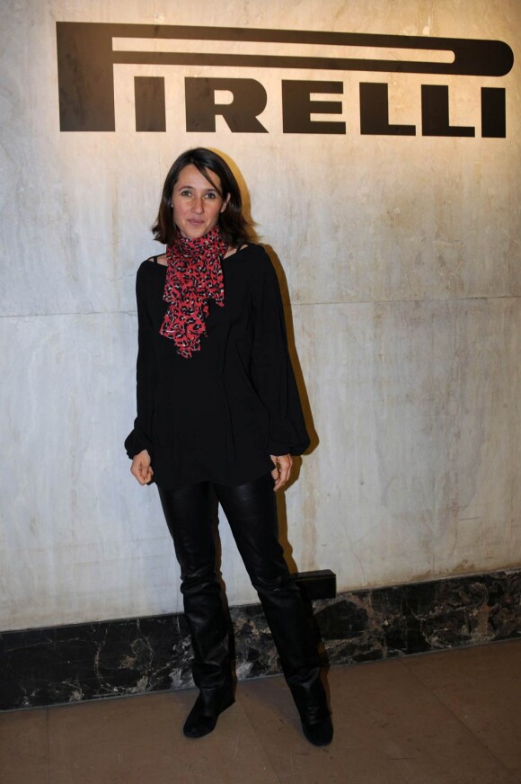 Alexia Laroche-Joubert lors de la soirée du Calendrier Pirelli au Palais de Tokyo à Paris le 14 janvier 2010