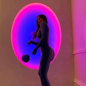 Khloé Kardashian en avril 2021.